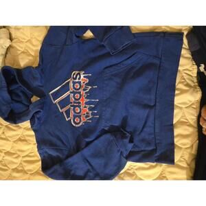 Adidas Kids' Blue Hoodie Sweatshirt Size M (10/12)
